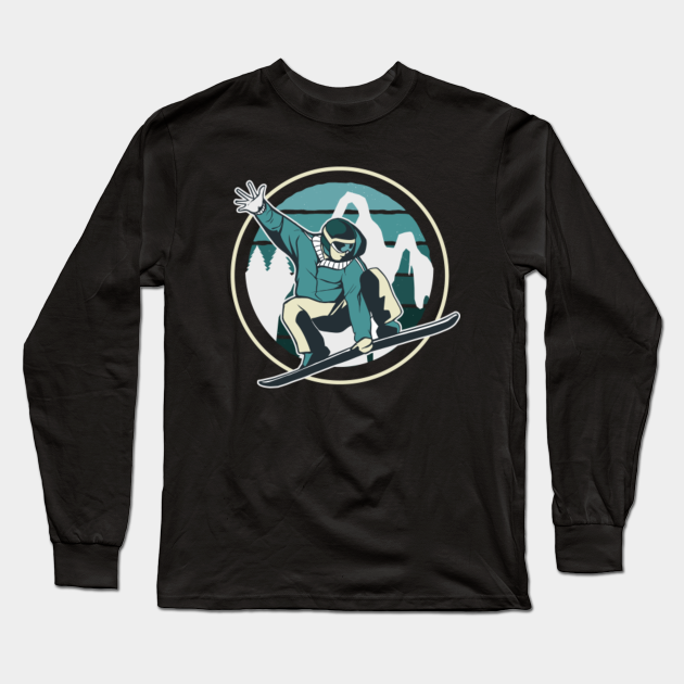 Snowboard Snowboard Long Sleeve TShirt TeePublic